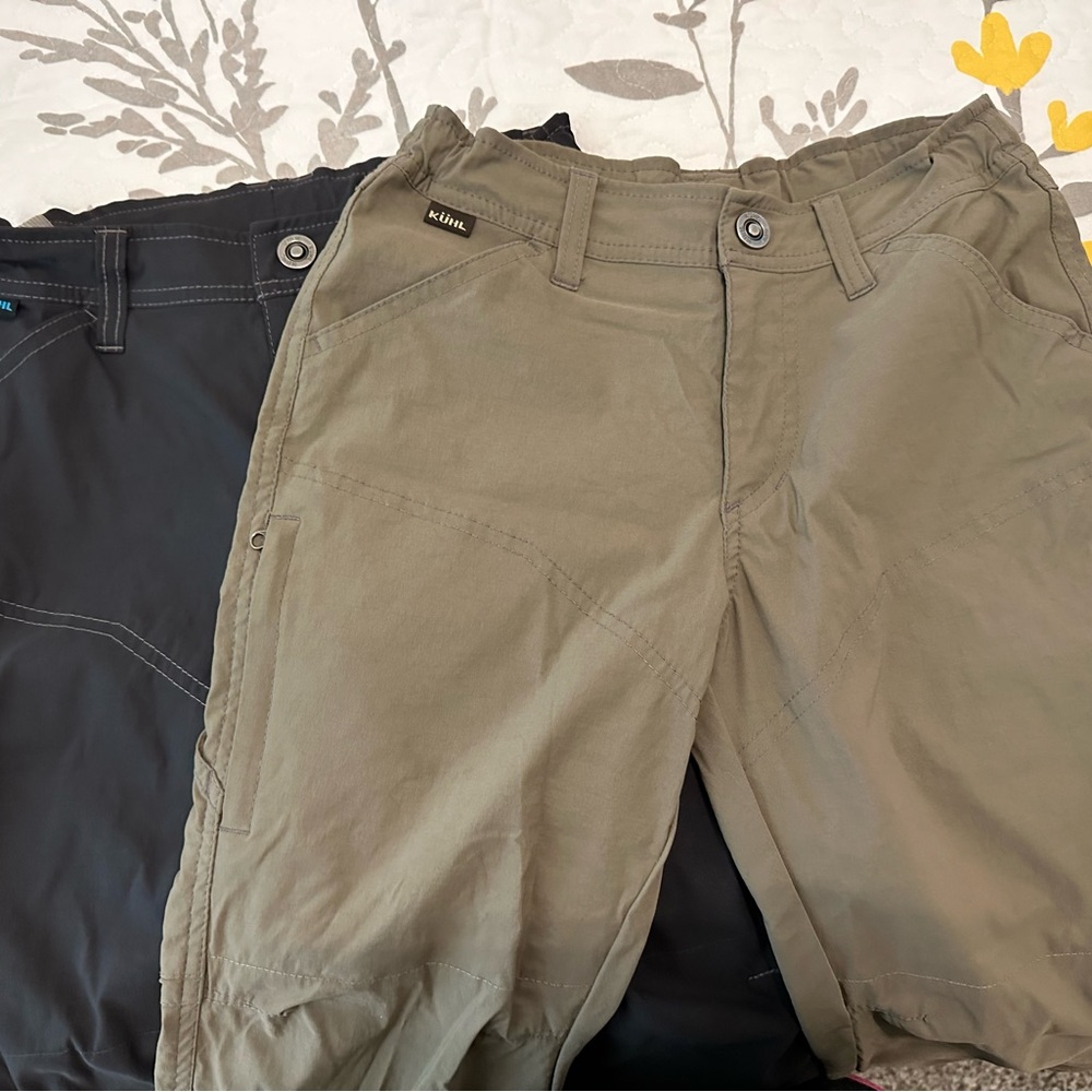 2 pairs Kuhl Boys 10/12 pants